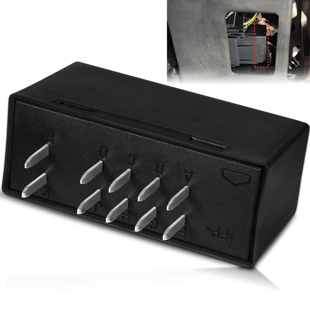 10-Pin Hazard Warning and Turn Signal Flasher Relay for GM Chevy