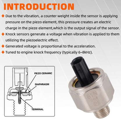 2X Knock Sensor for Honda Civic CRV Accord Acura
