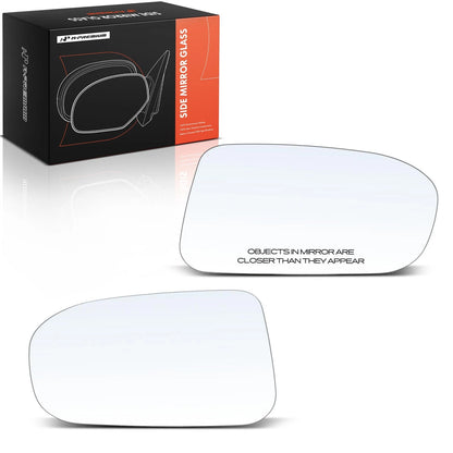 Pair Manual Mirror Glass for Honda Civic (2014–2015) - 76203TR4C01, 76253TR4C01, HO1325125, HO1324125