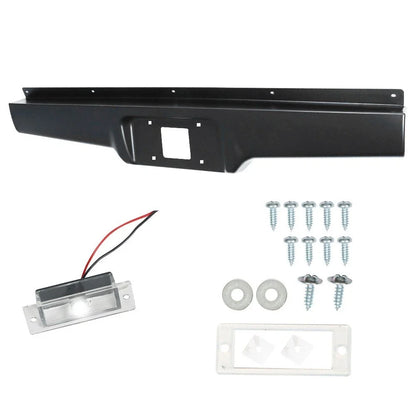 Rear Steel Bumper Roll Pan for Chevy S10 GMC S15 Sonoma (1982–1993)