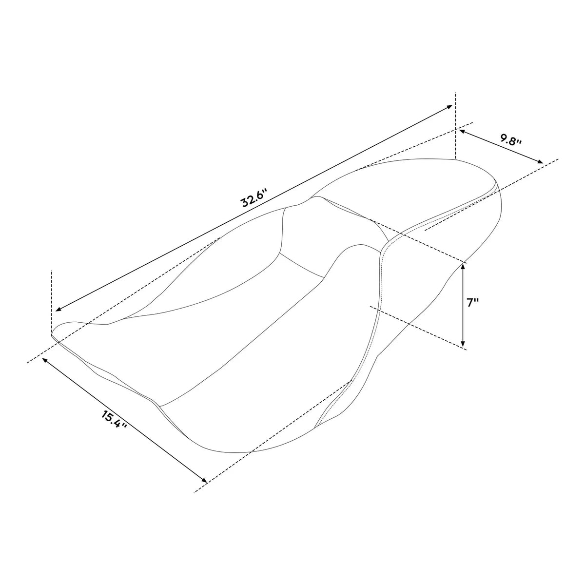 2X Up Seats for Harley Touring Road Glide FLTRX (2009–2023)