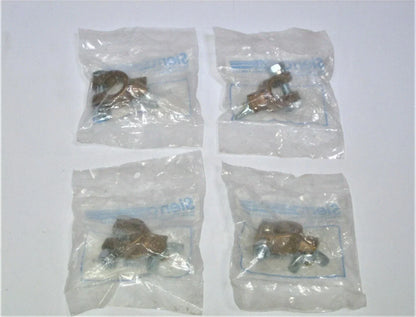 Set of 4 Marine Negative 5/16" Universal Brass Battery Terminal Studs for Sierra 18-4447