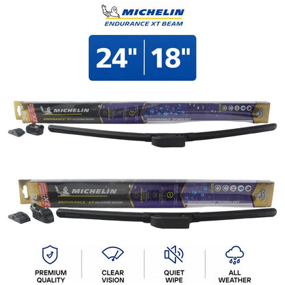 Set of 2 Wiper Blades for Mazda 3 (2014–2018) - 24"/18"