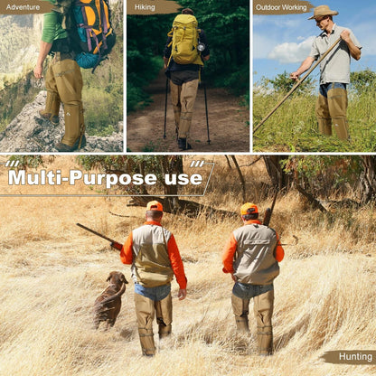 Snake Guard Chaps for Hunting Gear - Waterproof Snake Bite Protection