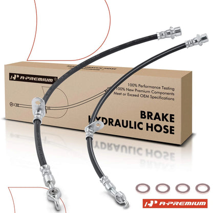 2X Front Brake Hydraulic Hose for Lexus LS460 (2007–2017) 9094702F76, 9094702F75