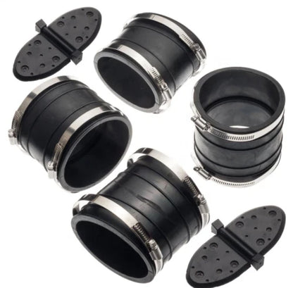 Upper and Lower Exhaust Hose Tube Rubber Coupler for Mercruiser 4.3 5.0 5.7L