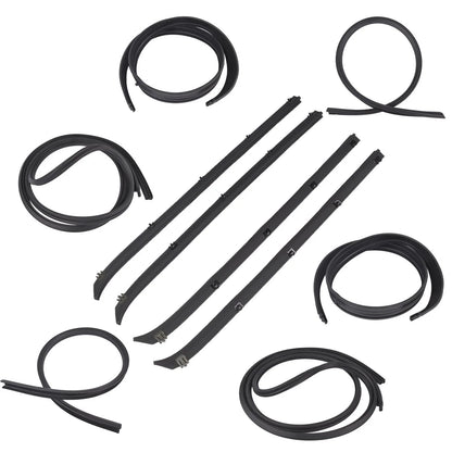 10Pcs Weatherstrip Seal Kit for Dodge D150 D250 W150 W250 (1975–1993)