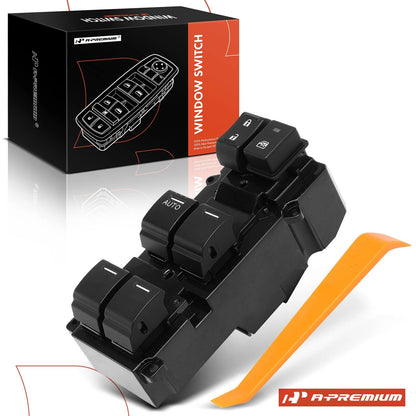Front Left Power Window Switch for Honda Civic (2012) 1S14128, SW11104, 35750TR0A01, DWS1926