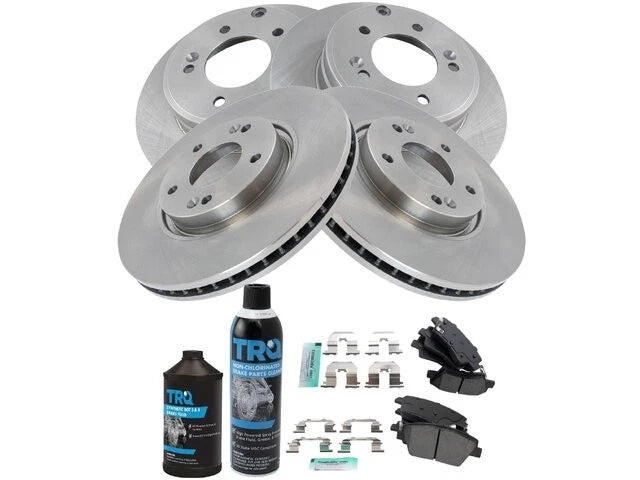 Brake Pad and Rotor Kit for Hyundai Sonata (2011–2015) 45461RZFF