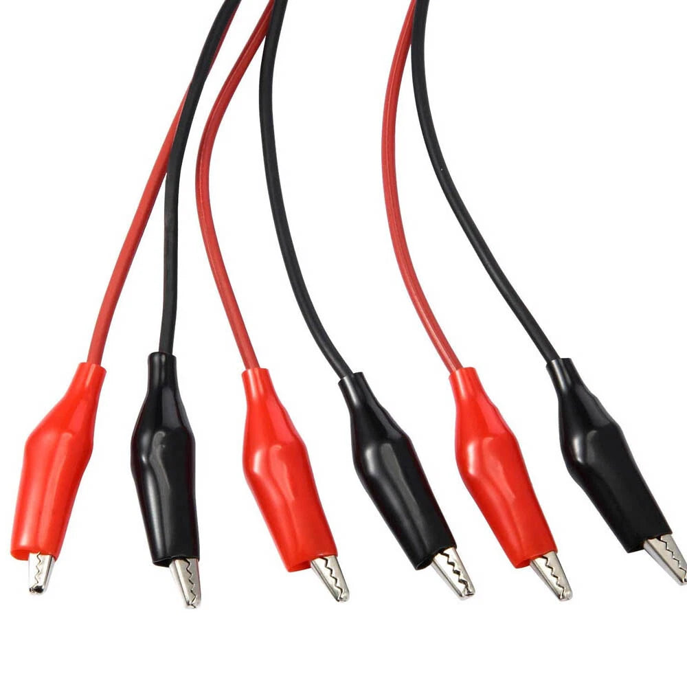 10 Pairs Test Leads with Alligator Clips for Automotive Use