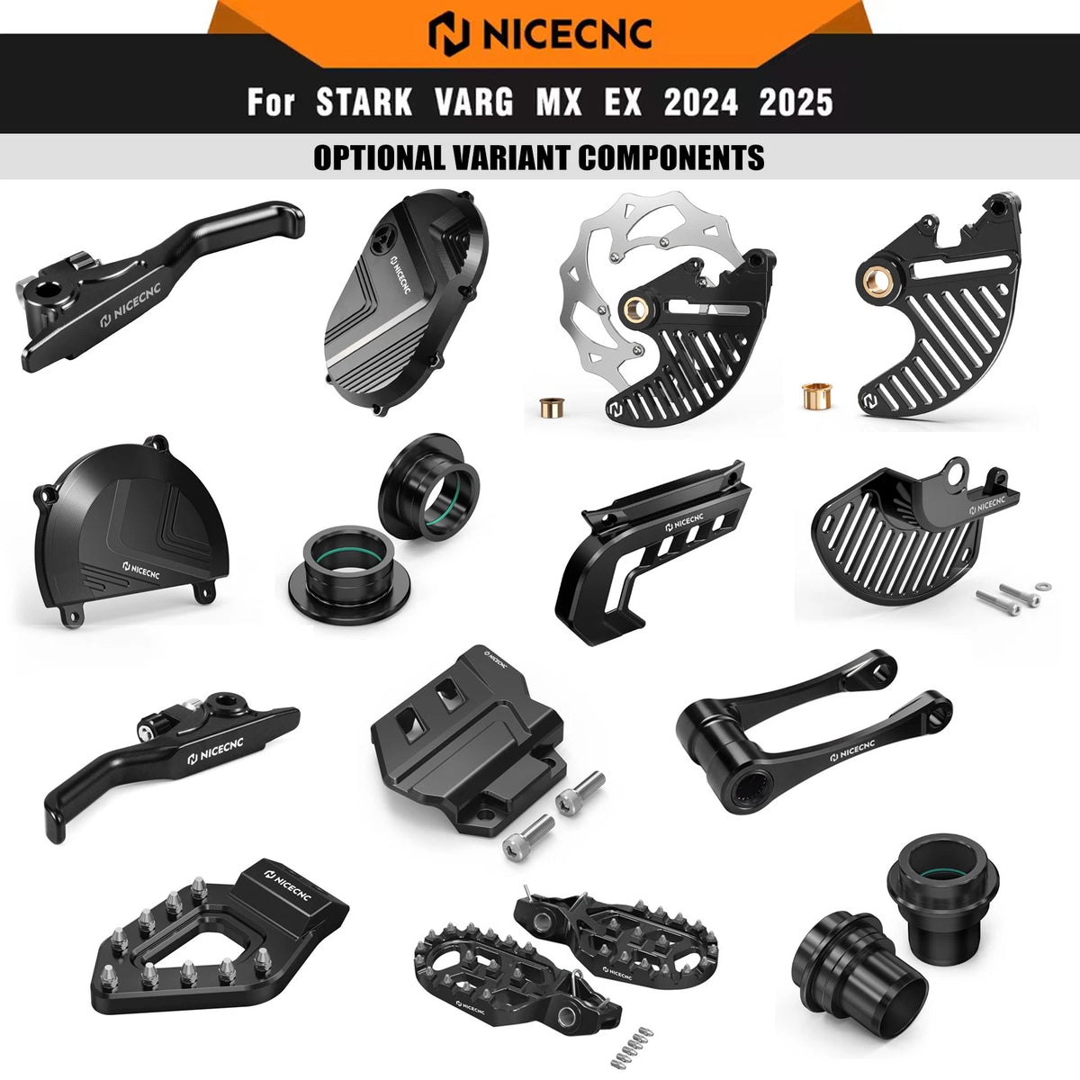 Fairings Body Kit Footpegs Side Stand for Stark Varg MX (2024–2025)