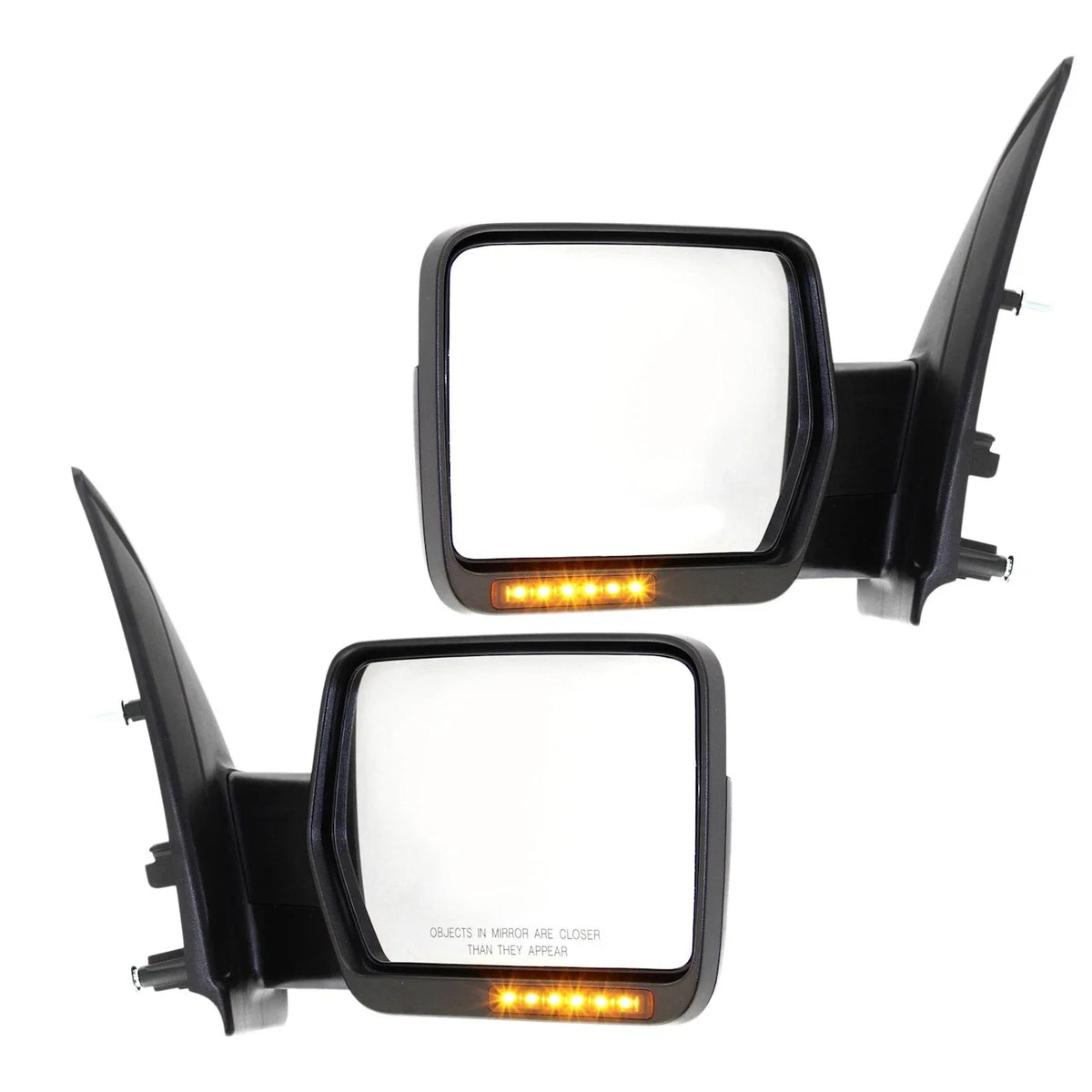 Set of 2 Heated Power Folding Mirrors for Ford F-150 (2009–2010)