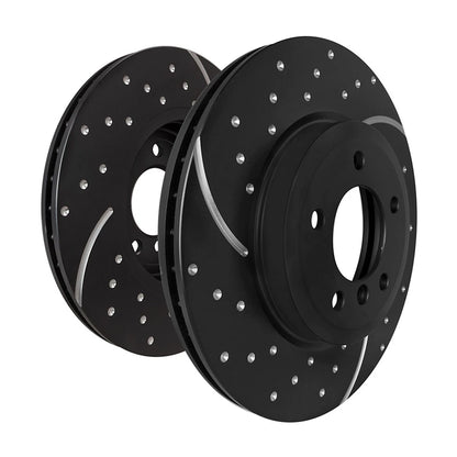 2X GD7701 EBC Brake Discs for Chevy GMC Canyon Colorado (2015–2018)