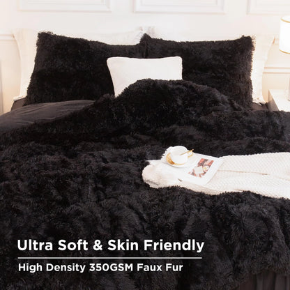 Queen Comforter Set Black for Bedding (2023)