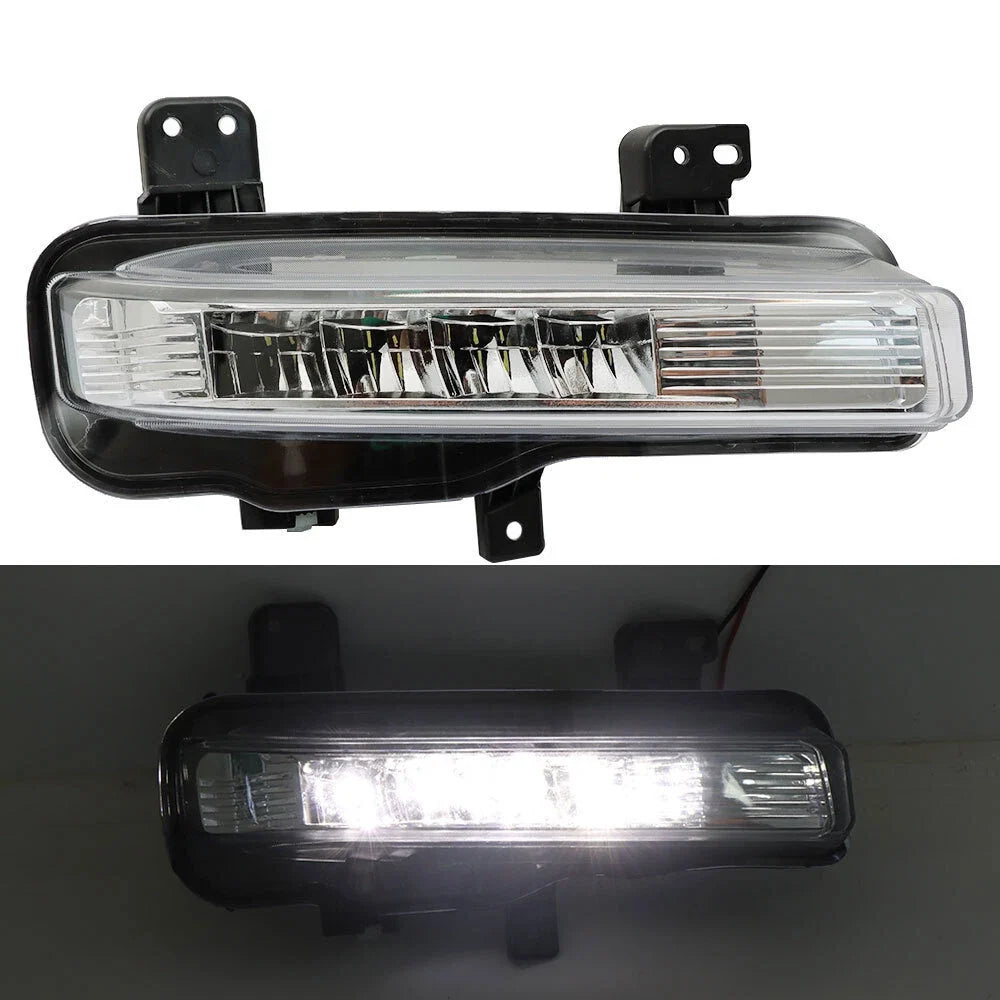 Set of 2 LED Fog Light Trim Covers for Ford Explorer (2020–2021)