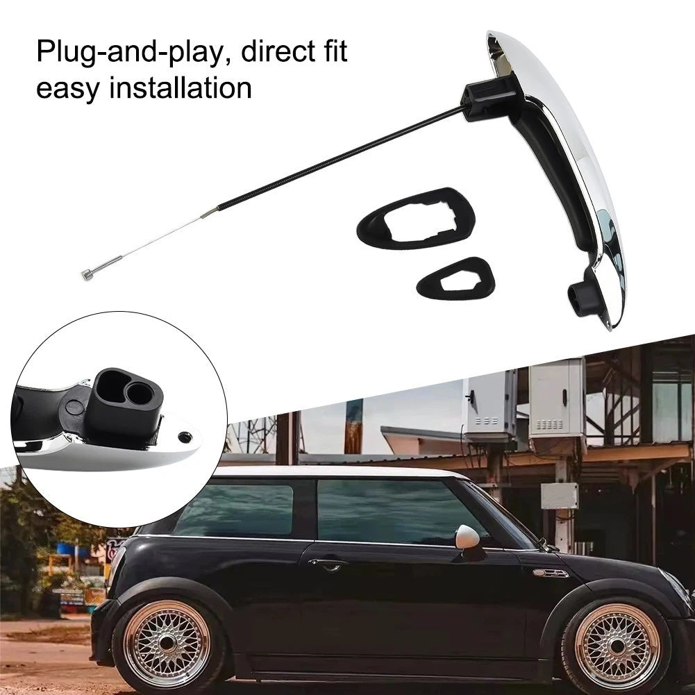 Carbon Fiber Pattern Handle Cover for Mini R50-R59 (2001–2013)
