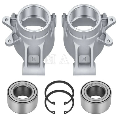 Set of 2 Rear Wheel Carriers w/ Bearings for Polaris RZR 4 800 (2010–2014)