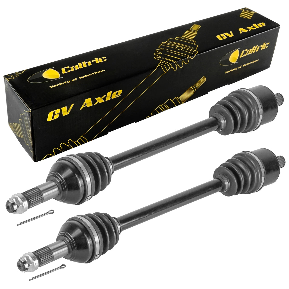 Set of 2 Rear CV Axles for Can-Am Defender HD8 (2017–2021) 705502451, 705502406