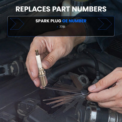 Set of 8 Ceramic Iridium Spark Plugs for Chrysler Sebring (2007–2010)