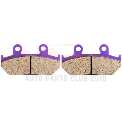 Front & Rear Carbon Fiber Brake Pads for Honda GL1500I Interstate (1993)
