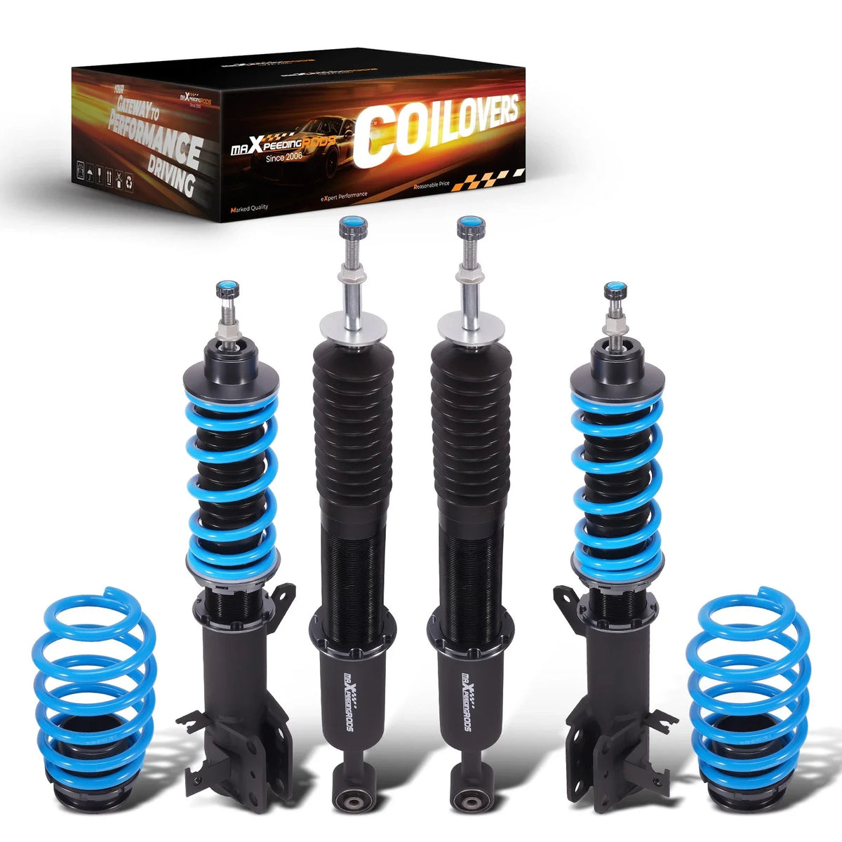 24 Way Adjustable Coilovers Suspension Kit for Honda Fit (2009–2014)