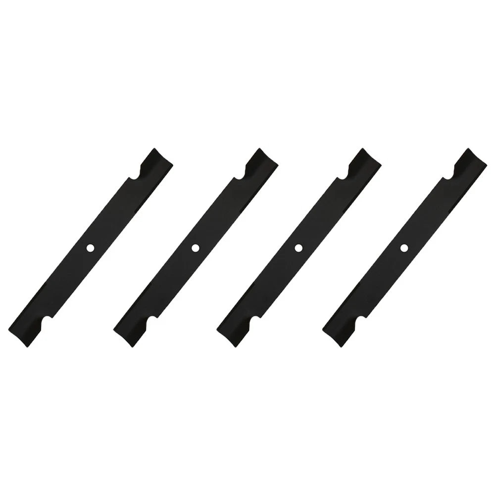 Set of 4 Notched High Lift Mower Blades for Dixie Chopper (Fits 30227-60)