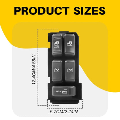 Power Window Master Switch for Chevy GMC C1500 K1500 Suburban Yukon (1995–1999)