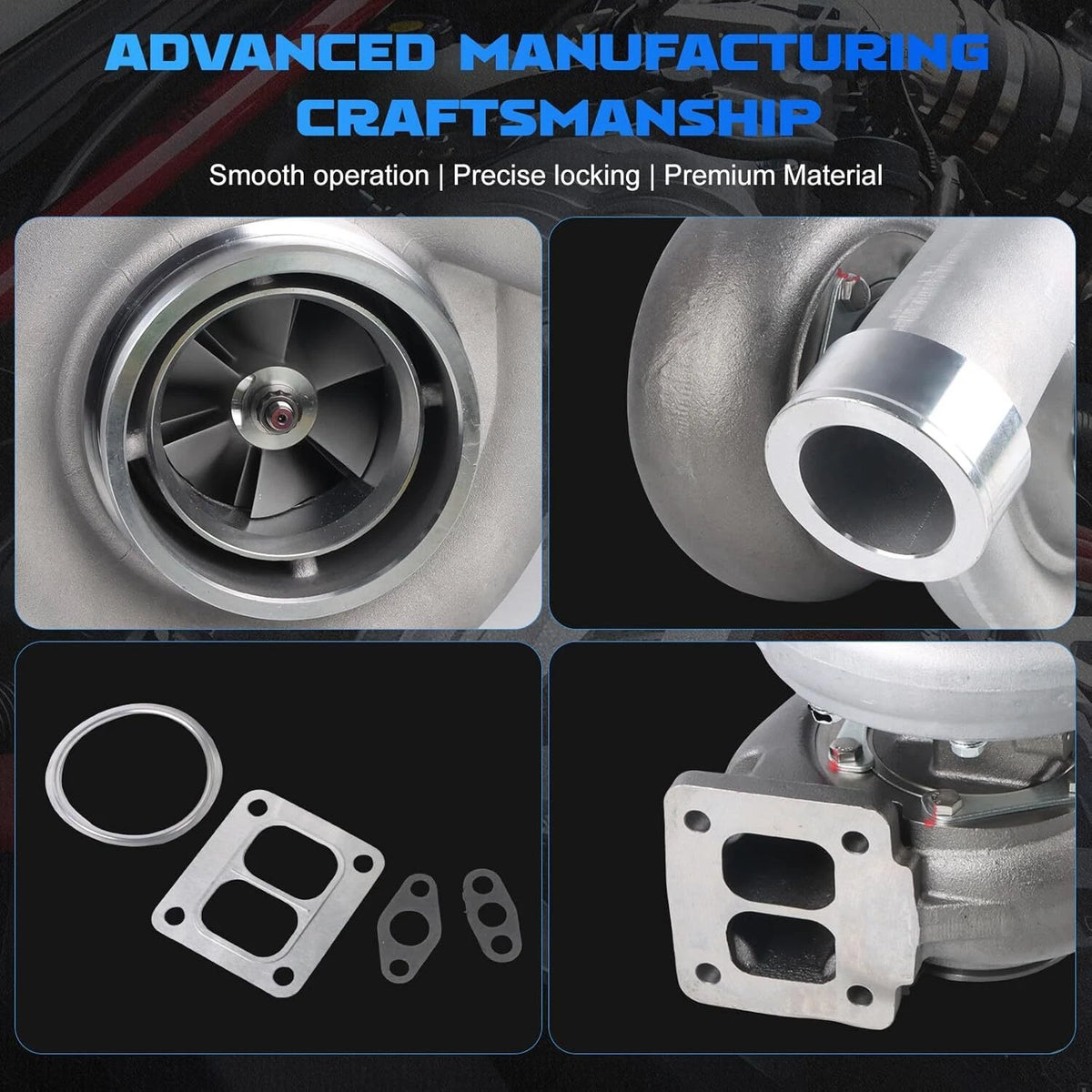 GT45 T4 V-Band Turbo for Boost Upgrade Racing (600-800HP)