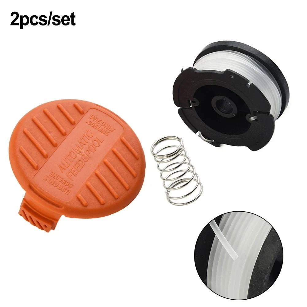 Spool Lines + Cover Cap for Black and Decker BST2018 BDST182ST1 BESTE625
