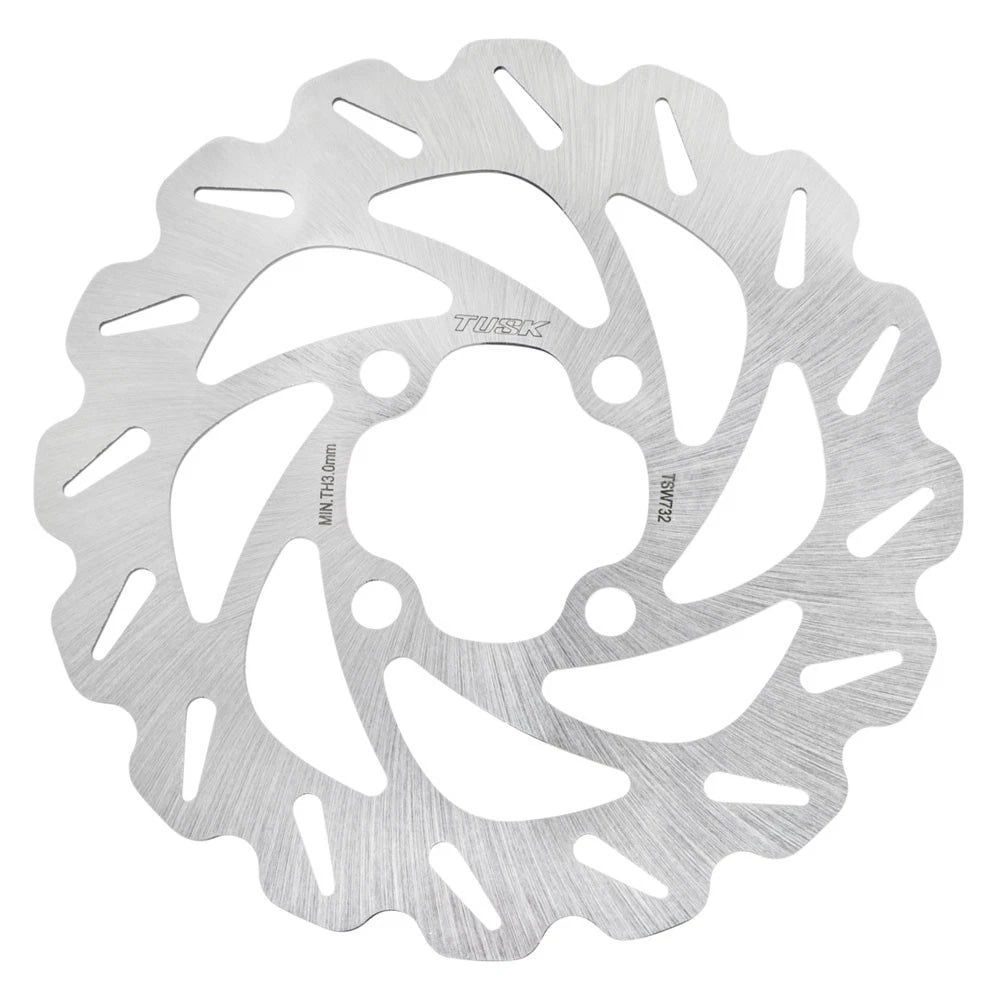 Tusk Stainless Steel Typhoon Rear Brake Rotor for Yamaha Raptor 700R (2013–2023) TSW732