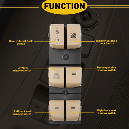 Driver Master Door Window Switch for Hyundai Elantra (2011–2015) 935703X000