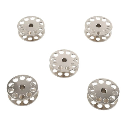 5x Large Steel Bobbins for Singer 144W 145W, Mitsubishi DU-105 DU-108