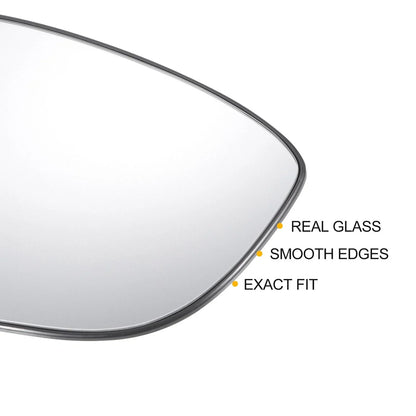 Right Side White Mirror Glass w/ Back Non-heated for Honda Accord (2018–2022)
