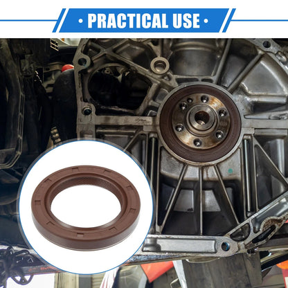 2X Crankshaft Seal No. 91212P2FA01 for Honda Civic (1992–2000)