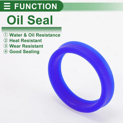 Set of 5 Oil Seal Rotary Shaft Seal TPU 35x43x8mm High Pressure