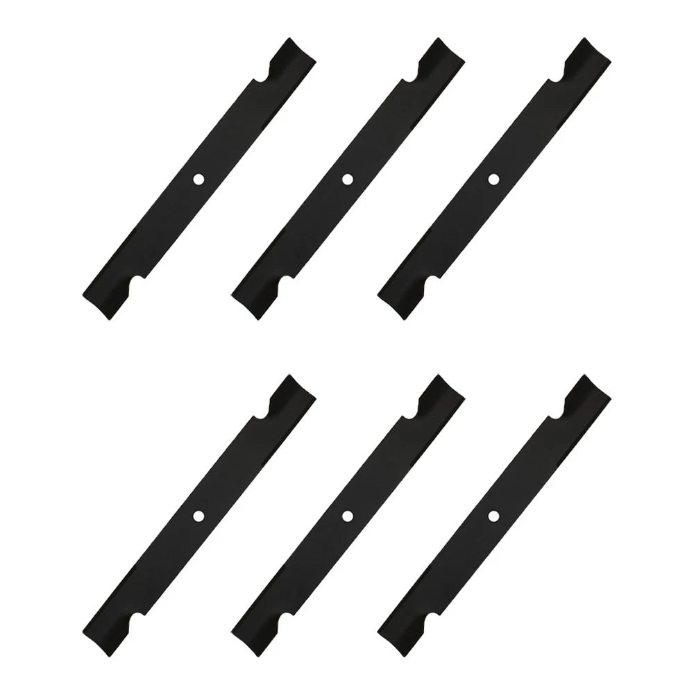6X Notched High Lift Mower Blade for Gravely (Fits 025124)