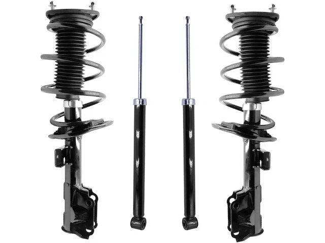 Set of 3 Front and Rear Suspension Strut and Shock Absorber Assembly Kit for 3 KY268NX