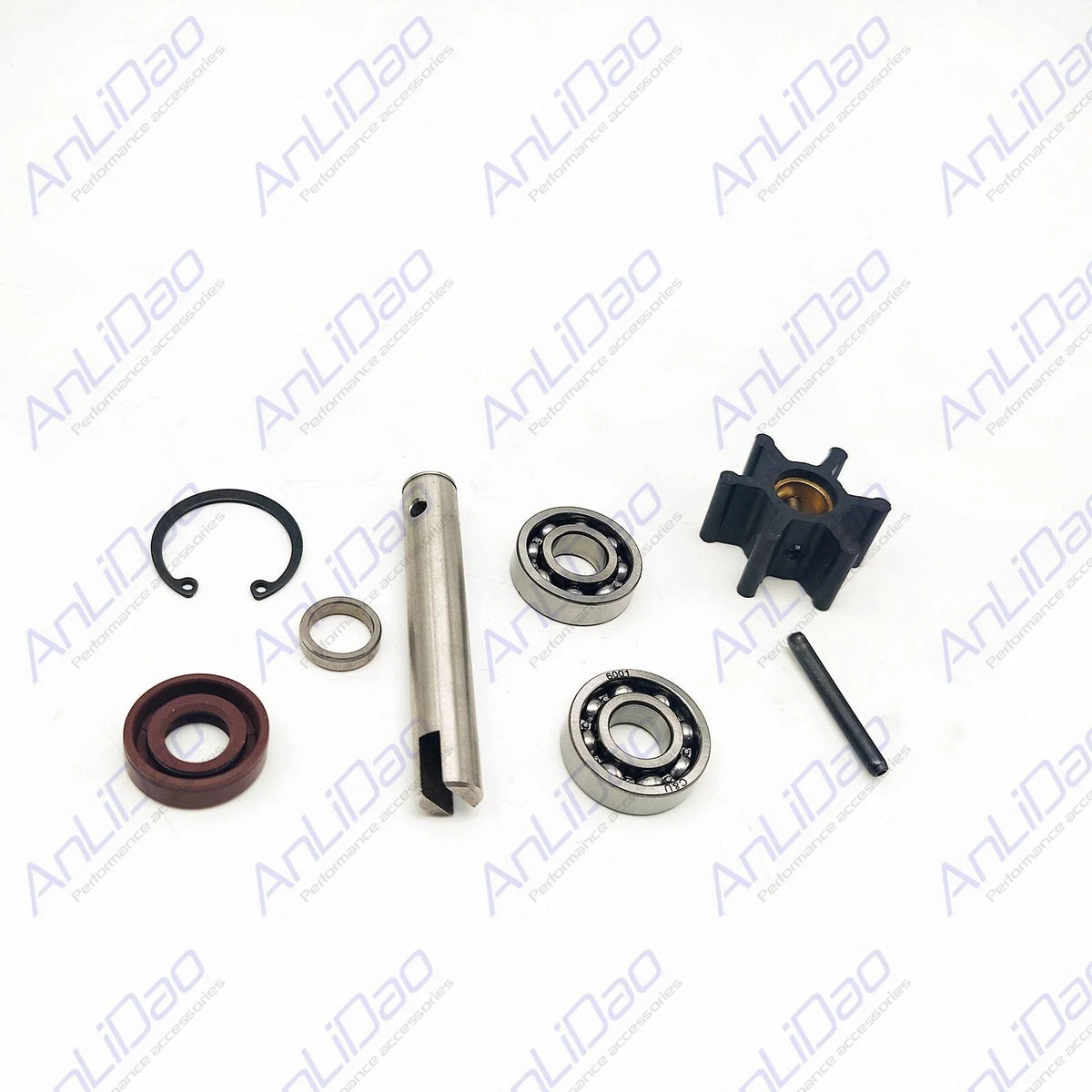 Sea Water Pump Shaft Flexible Impeller Kit for Volvo Penta (21951414, 875756)