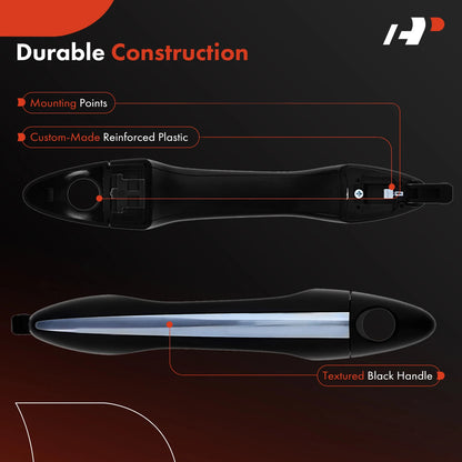 Front Left Exterior Door Handle for Kia Optima (2011–2015) 82651-2T010, 82652-2T000