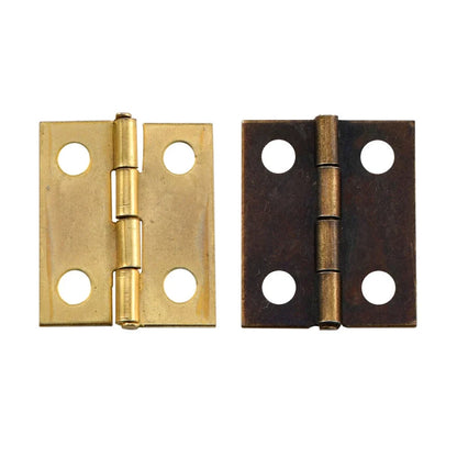 24pc Mini Hinge for Vintage Wooden Box Dollhouse Accessories (18mm x 15mm)