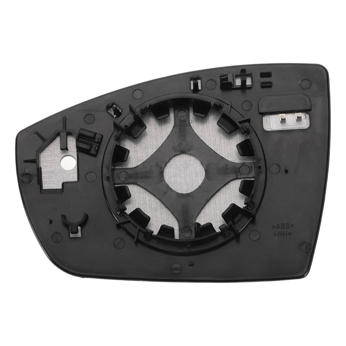 Right Side White Heated Mirror Glass for Ford Grand C-Max (2010–2019)