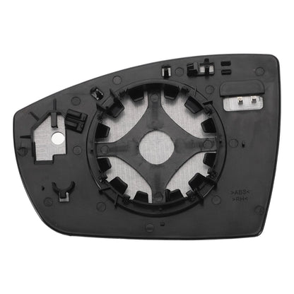 Right Side White Heated Mirror Glass for Ford Grand C-Max (2010–2019)