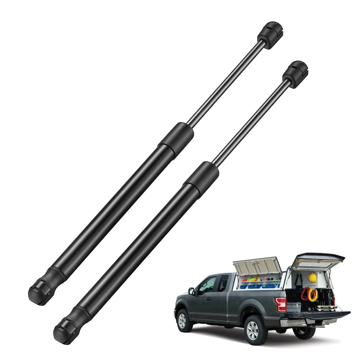 2x 15" 400N/90lbs Gas Struts for Leer Camper Shell Rear Window (SE200PSS70 2005–2007)