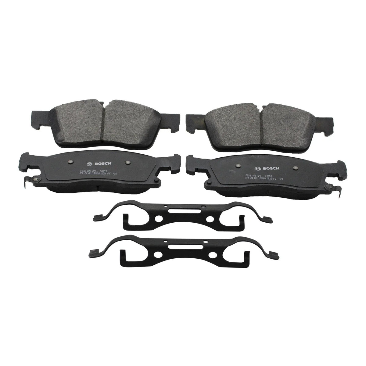 Set of 4 Bosch QuietCast Front Semi-Metallic Brake Pads for Dodge Jeep