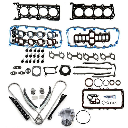 Timing Chain Kit, Full Gasket Set, Water Pump for Ford F-250 (1999)