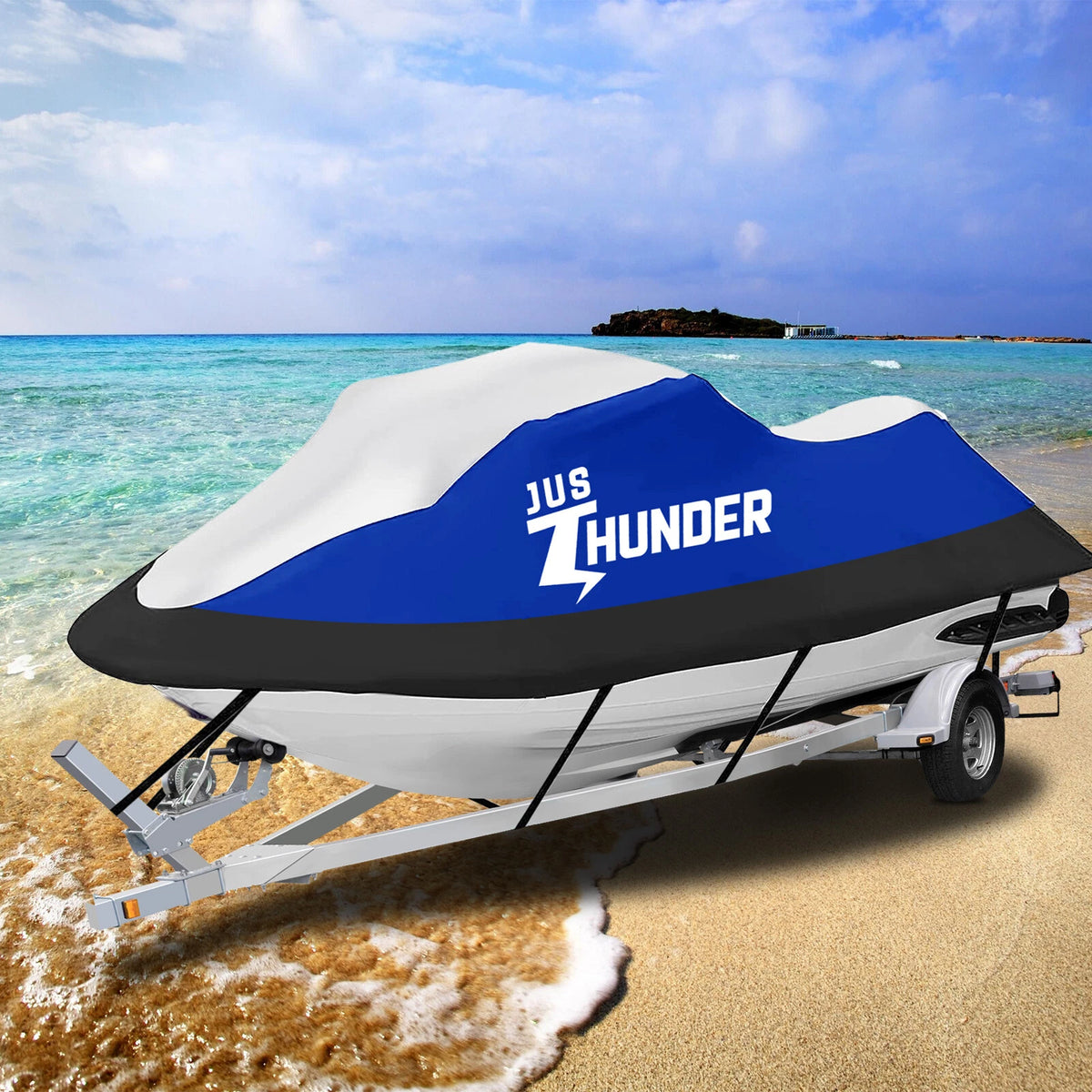 Trailerable Jet Ski Cover for Kawasaki ULTRA 310X (135''-145'') JUSA31006145J