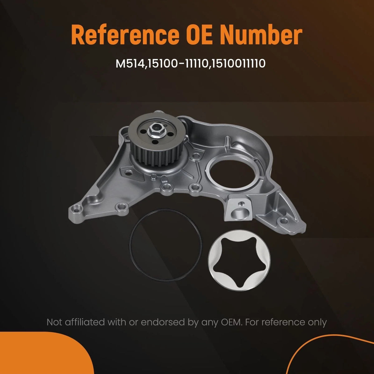 Oil Pump M514 for Toyota Tercel CE Sedan (1995–1999) Standard Pressure