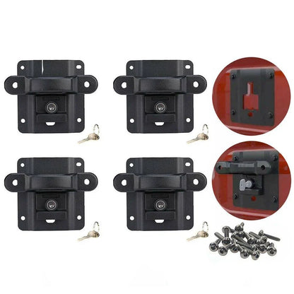 Set of 4 Tie Down Anchors & Box Link Cleats for Ford F150/F250/F350 (2015–2023)