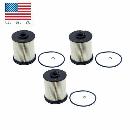 3X TP1015 Fuel Filter Kit for GMC Sierra 2500 HD 3500 HD (2017–2020)
