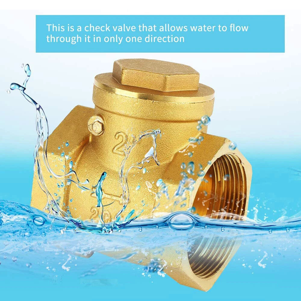 2" Brass Swing Check Valve for Plumbing Fitting (200 WOG)